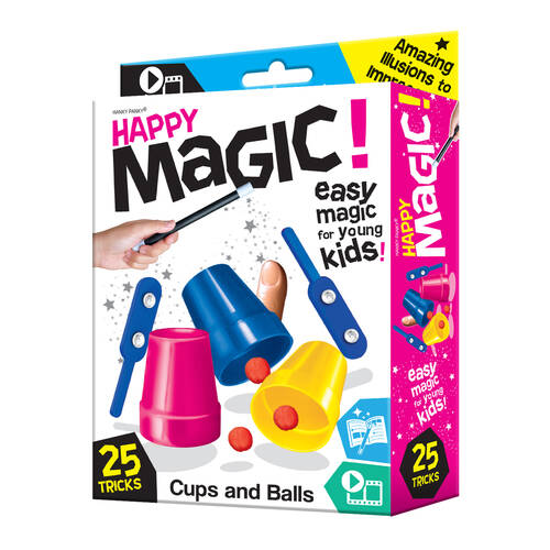 Happy Magic Set 25 Tricks Kids/Children Assorted 5y+