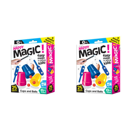2PK Happy Magic Set 25 Tricks Kids/Children Assorted 5y+