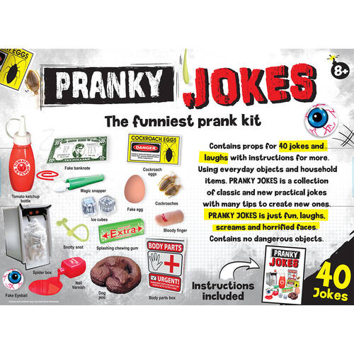 Pranky Jokes 40 Kids/Children Prank Kit 5y+