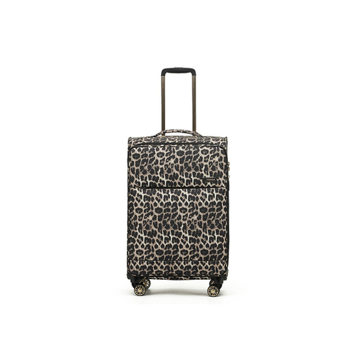 Tosca So-Lite 67cm/87L Suitcase Luggage Trolley - Leopard