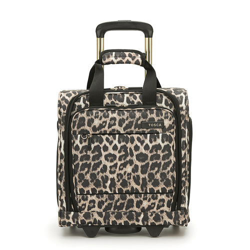TOSCA So Lite 38cm Small Under Seat Carry On - Leopard