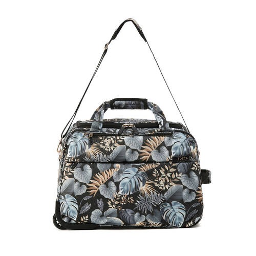 Tosca So-Lite 45L Cabin Travel Trolley Bag w/ Wheels 50x35x25cm Golden Palm