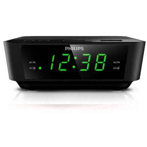 Philips Digital Alarm FM Clock Radio