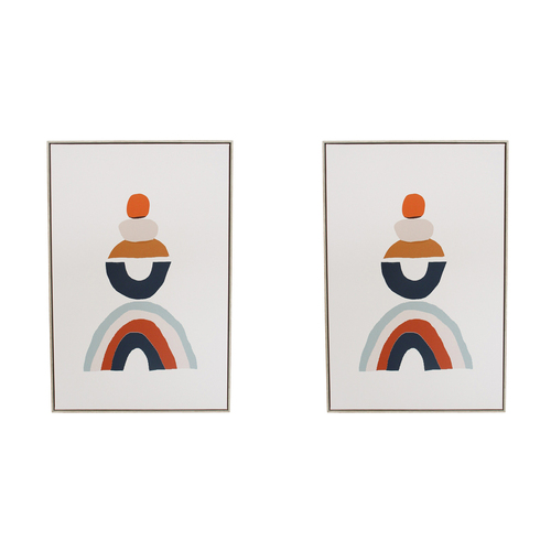 2PK LVD Framed Canvas Modern 1 Home Wall Decor 40x60cm