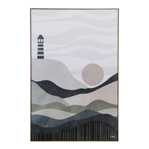 LVD Framed 60x90cm Canvas/Resin Trio Sail Wall Art Display