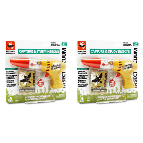 2PK Nature Explorer Insects Vacuum Educational Toy Kids 3y+
