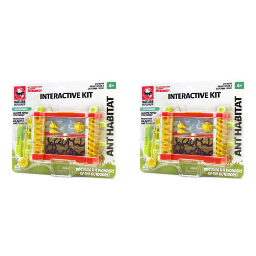 2PK Nature Explorer Ant Habitat Interactive Kit Kids 4y+