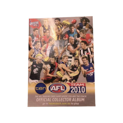 AFL 2010 Team Card TCG/CCG Album Portfolio Sleeve Case