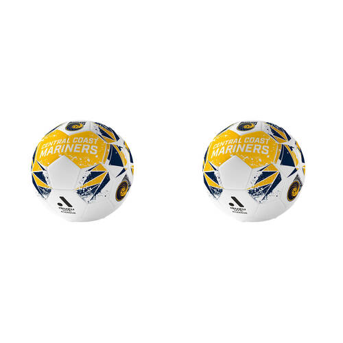 2PK A-League Central Coast Mariners A-League Soccer Ball Size 1 - Yellow