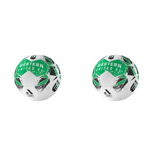 2PK A-League Western United A-League Soccer Ball Size 1 - Green