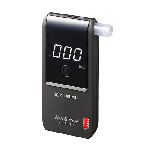 Alcosense Verity Gen 2 Personal Portable Breathalyser - AS3547 Certified Grey