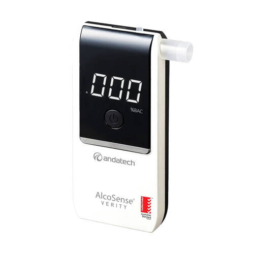 Alcosense Verity Gen 2 Personal Portable Breathalyser - AS3547 Certified White