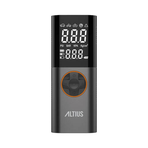 Altius Multipurpose Digital Tyre Pump Inflator 150psi 30x54cm - Black