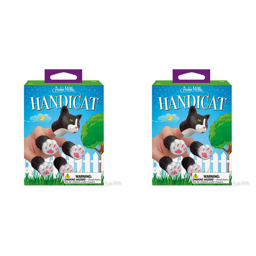 10pc Archie Mcphee Handicat Finger Puppet Kids Toy
