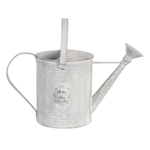 Esschert Design Lion Watering Can Galvanized Steel 4.5L Grey