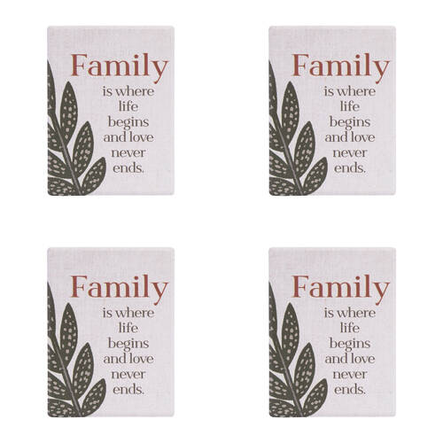4PK Splosh Amber Garden Family Ceramic Magnet Home Decor 6x8cm