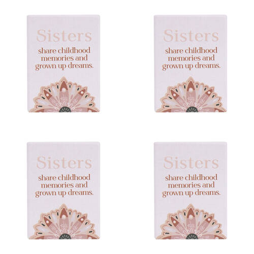 4PK Splosh Amber Garden Sisters Ceramic Magnet Home Decor 6x8cm