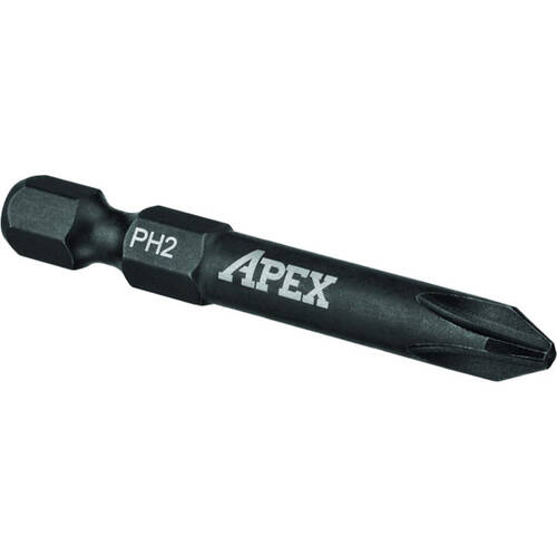 2" PH2 5PK IMPACT POWER BITS APEX