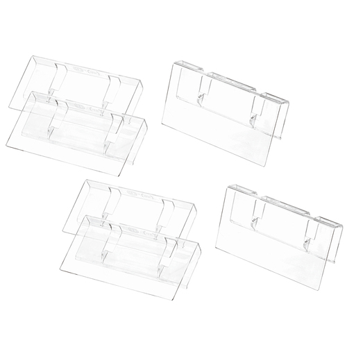6x iDesign The Home Edit Clear Bin Label Clips