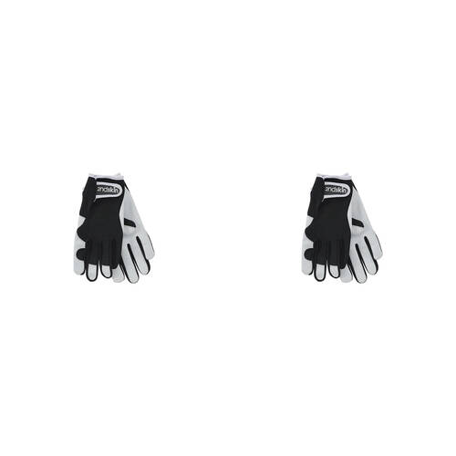 4pc Annabel Trends Second Goat Skin Gloves Unisex 25x11cm - Black