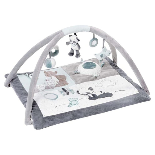 Nattou Loulou Lea & Hippolyte Playmat/Activity Gym w/ Arches Baby 0m+