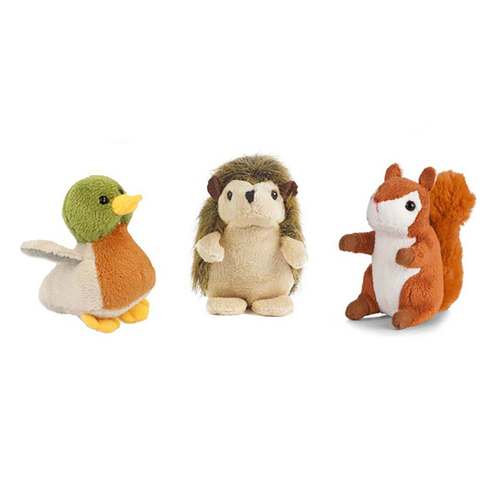 3PK Living Nature Wildlife Mini Buddies Assorted 9cm