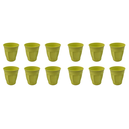 2x 6pc EcoSouLife Bamboo Cafe Latte Standard Lime 235ml