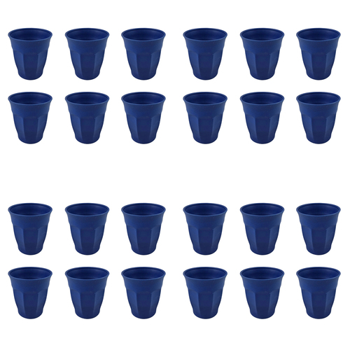 4x 6pc EcoSouLife Bamboo Cafe Latte Standard Sky Blue 235ml
