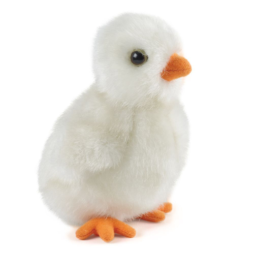 Living Nature 21cm Fluffy Chicks Animal Plush Kids Toy White 0+