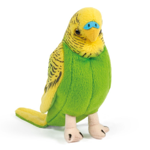 Living Nature 12.5cm Budgerigars w/ Sound Kids Toy Yellow 0+