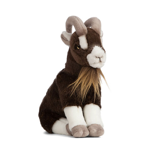 Living Nature Brown Goat Sitting 20cm
