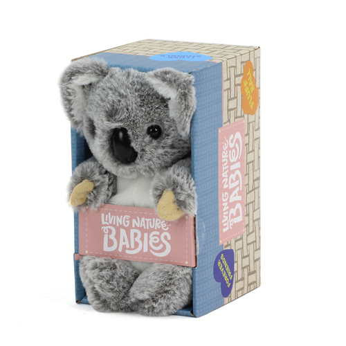 Living Nature Babies 17cm Koala Animal Plush Toy Kids 0m+