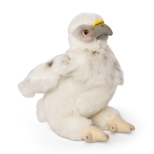 Living Nature 16.5cm Eagle Chick Stuffed Animal Plush Kids Toy White