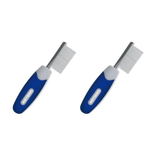 2PK Artero Nature Collection Mini Face & Eye 13cm Pet Grooming Comb 210x100x20mm