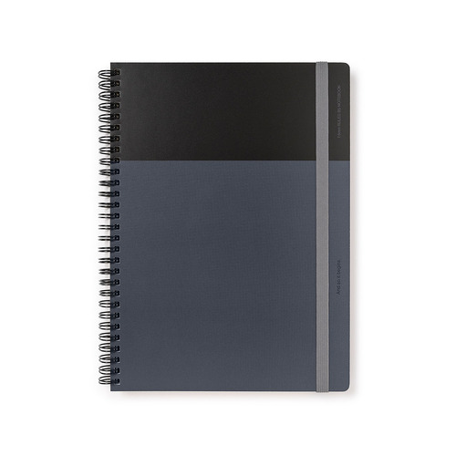 Any Day Now Dot Grid B5 Ruled Notebook 80gsm Paper - Black