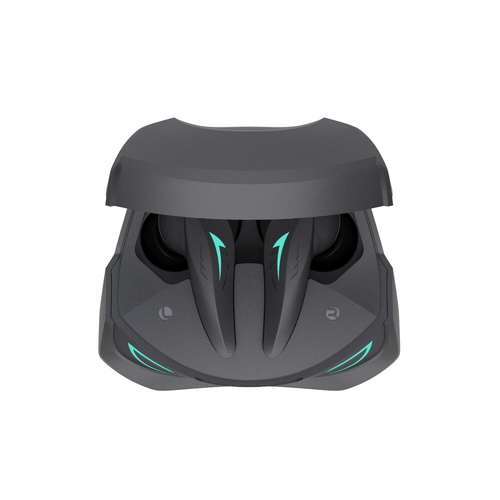 Laser TWS Wireless Bluetooth Gaming Earphones w/ Charging Case - Black