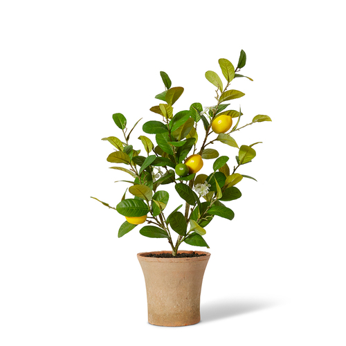 E Style Artificial Lemon Tree Plant Pot - 30 x 25 x 67cm