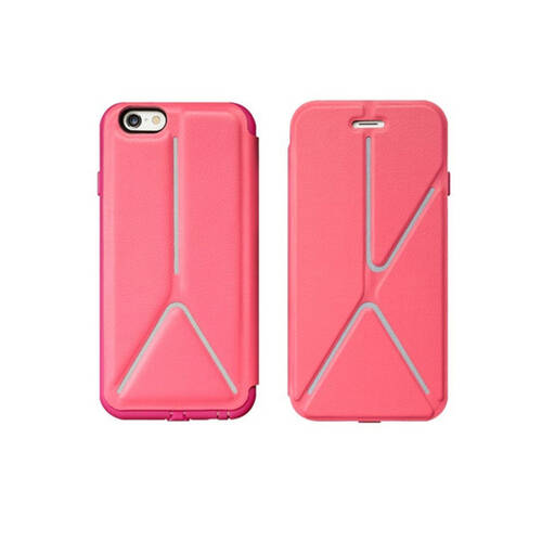 Switcheasy Rave PU Leather Folio Case Cover for iPhone 6 Plus Pink
