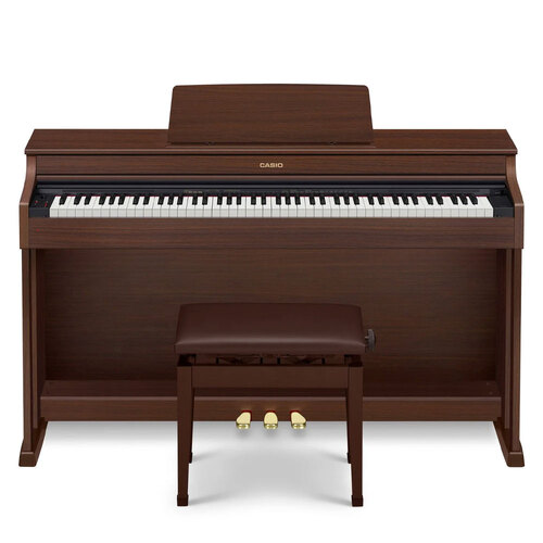 Casio Celviano 88-Note Digital Piano w/ Bench – Brown