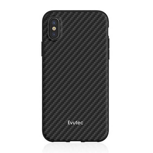 Evutec AER Series Karbon Black case f/ iPhone Xs Max w/ Car Vent Mount