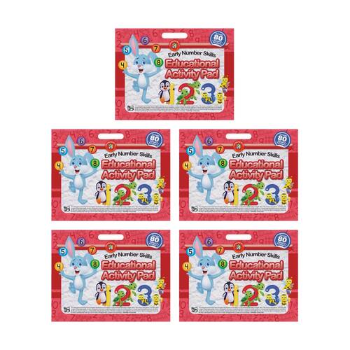 5PK Learning Can Be Fun Early Number Skills Kids Educational Activity Pad 3y+