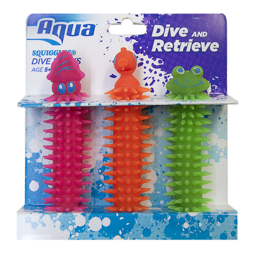 Aqua Squiggles Dive Sticks Pool Diving Underwater Toy