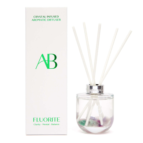 Aromabotanical Crystal 200ml Reed Diffuser - Fluorite