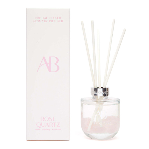 Aromabotanical Crystal 200ml Reed Diffuser - Rose Quartz