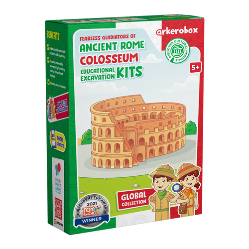 Arkerobox Ancient Rome Colosseum Excavation Kits 5y+