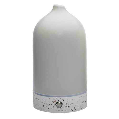 Ellia Pure Ultrasonic Aroma Diffuser Ceramic & Terrazzo Pure Grey
