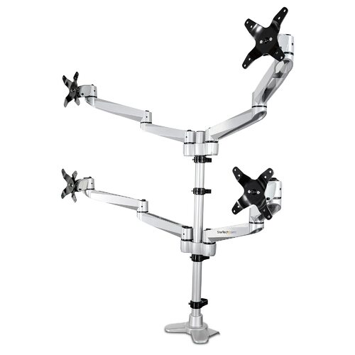 Star Tech Quad Monitor Mount - Premium - For up to 27” VESA Monitors