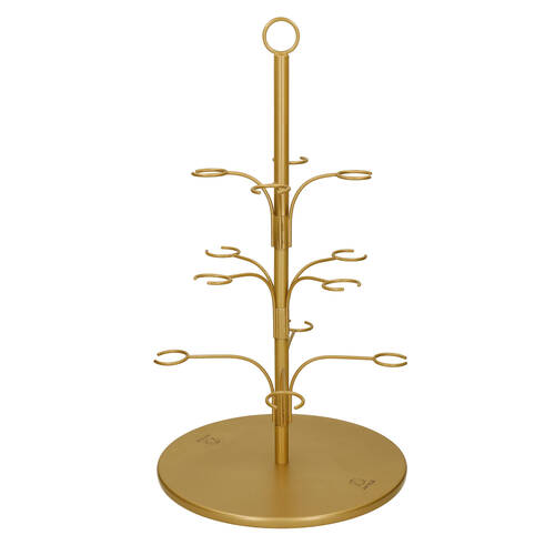 Artesa Metal Gin and Cocktail Serving Tree Centrepiece Holds 12 Glasses