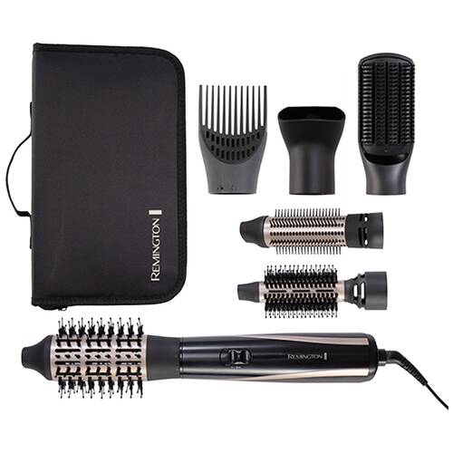 Remington Blow Dry & Style Caring Airstyler Heat Settings with Case Black/Gold