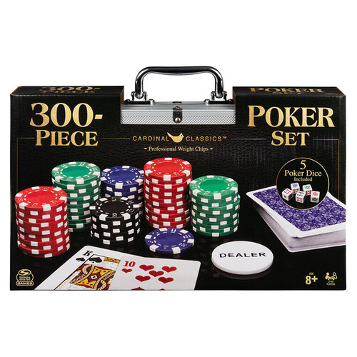 300pc Cardinal Classic Poker Set w/Case